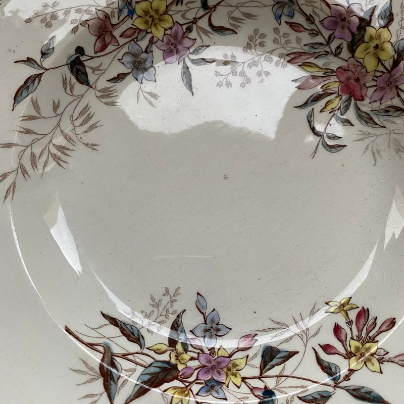 19世紀後半 クレールフォンテーヌ ジャスマン ディナープレート