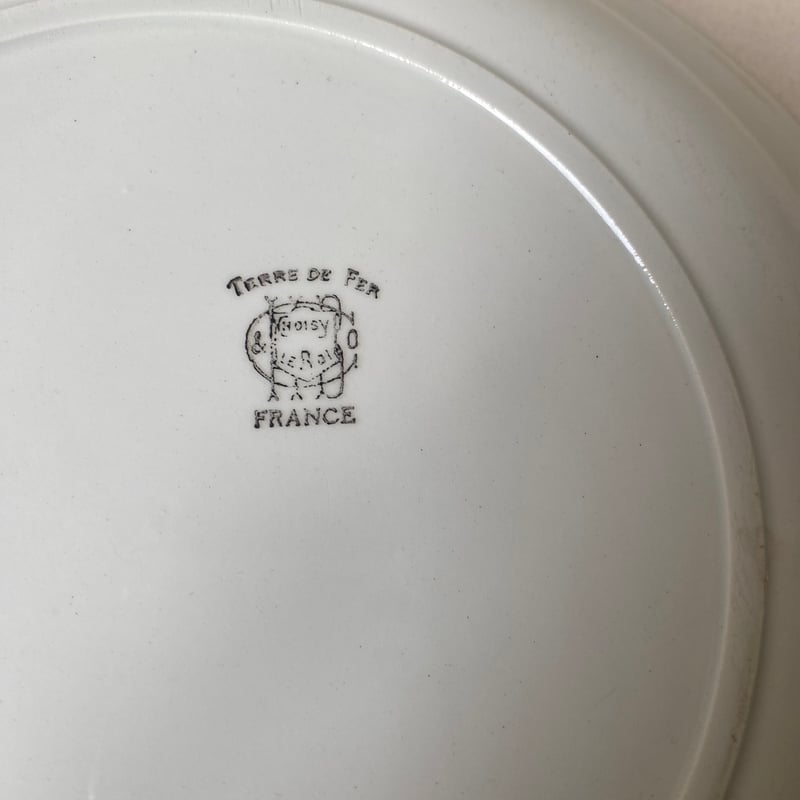 19世紀 ショワジー・ル・ロワ プラ・クル 白い陶器 | campagne à
