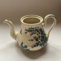 19世紀後半　ロンシャン　サマリテーヌ　ティエール(蓋なし)　　田舎の風景柄