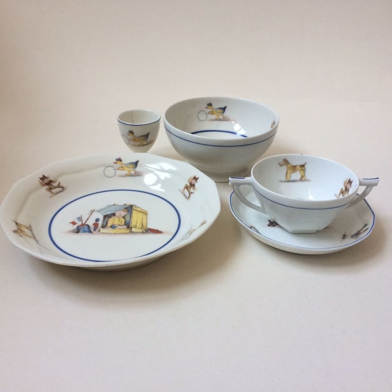 リモージュ 食器セット 1920年代 リモージュ シャピュイ・エ・フィス 子供用食器