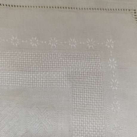 20世紀前半　セルヴィエット　メティス　イニシャルFN 　刺繍　５点セット