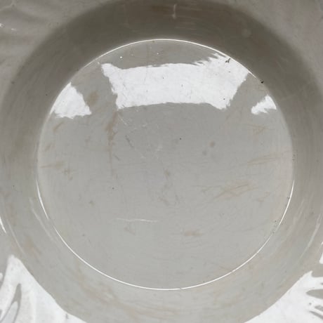 1900年　ショワジー・ル・ロワ　スーププレート　白陶器