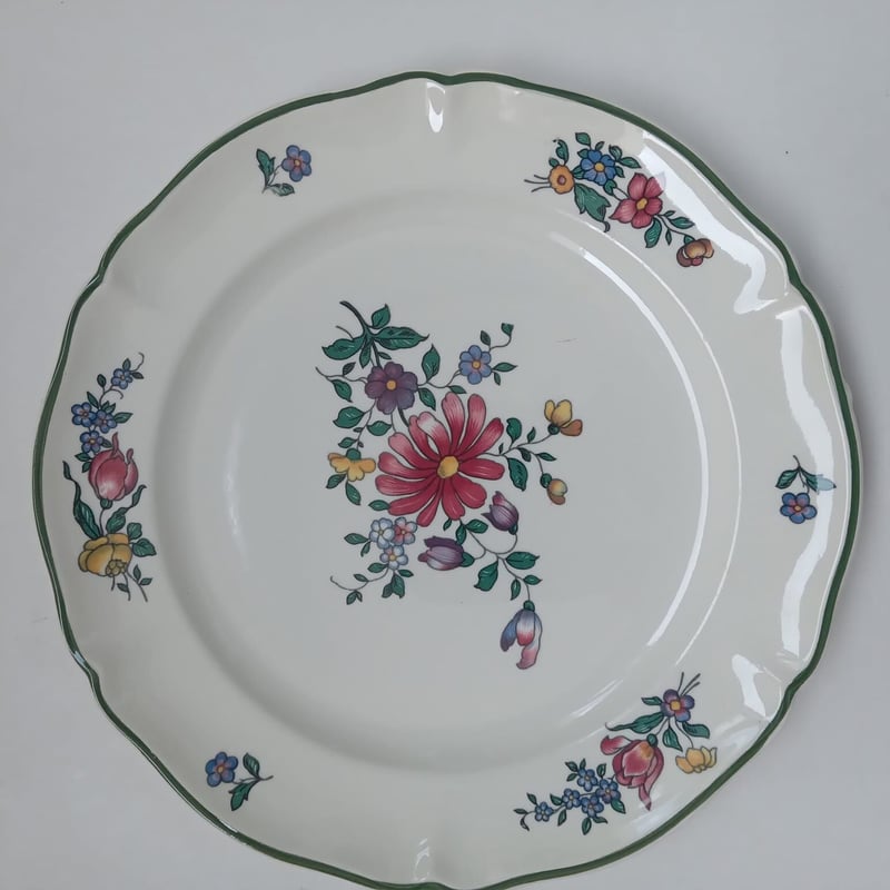 1940年代 ヴィレロイ・ボッホ ストラスブール デザート・プレート