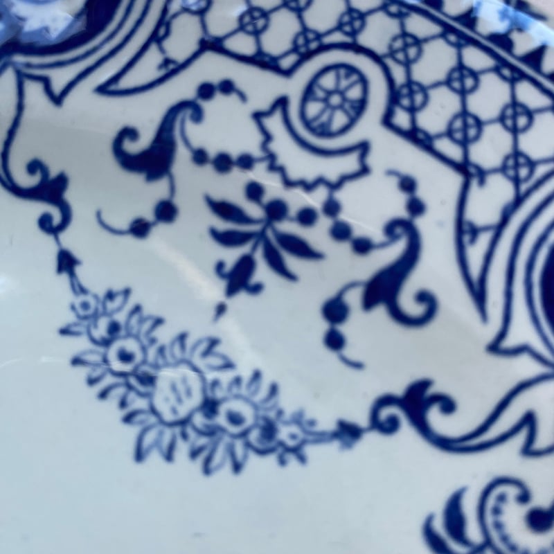 1900年 ジアン ディナープレート オリエンタル柄 1-2