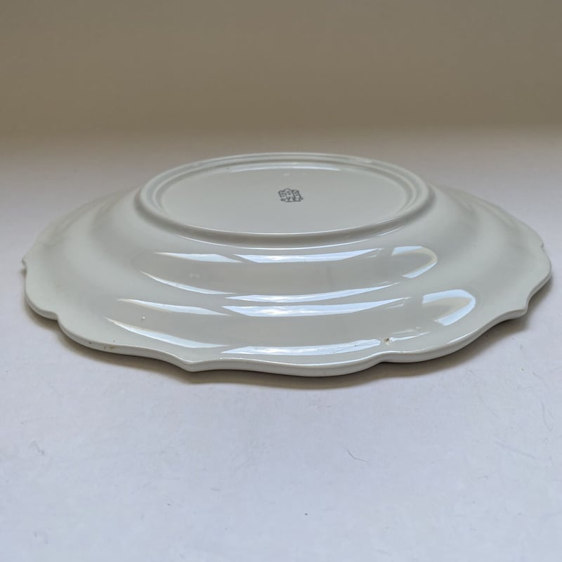  QUEEN'S PLAIN 花リムディナープレート6枚セット WEDGWOOD QUEEN'S PLAIN 花リムディナープレート6枚セット