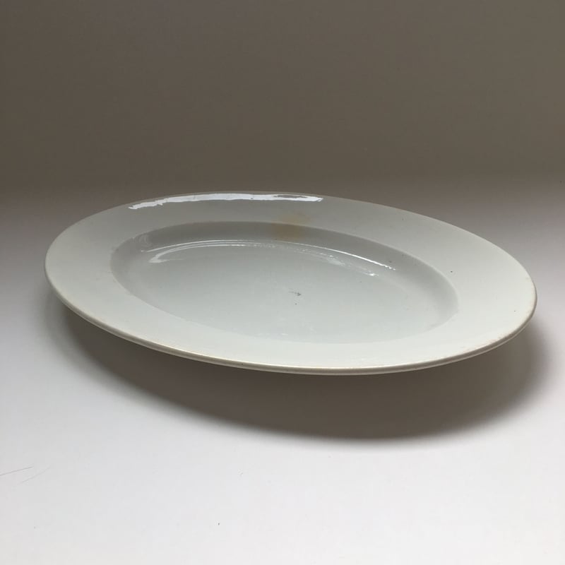 美品　19世紀ボルドー窯（J. Vieillard）美しい白大皿（28㎝） 美品19世紀ボルドー窯（J. Vieillard）美しい白大皿（28㎝）