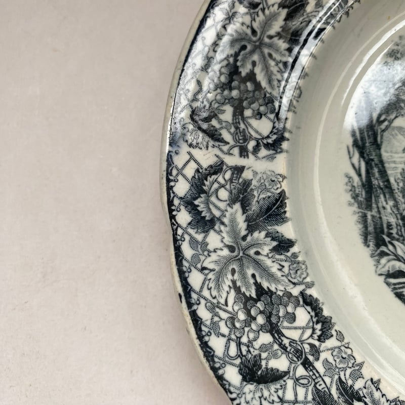 19世紀後半 ショワジールロワ おしゃべりなお皿 デザートプレート