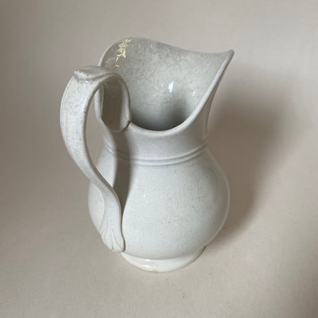 19世紀後半　クレイユ・エ・モントロー　ブロ　白い陶器
