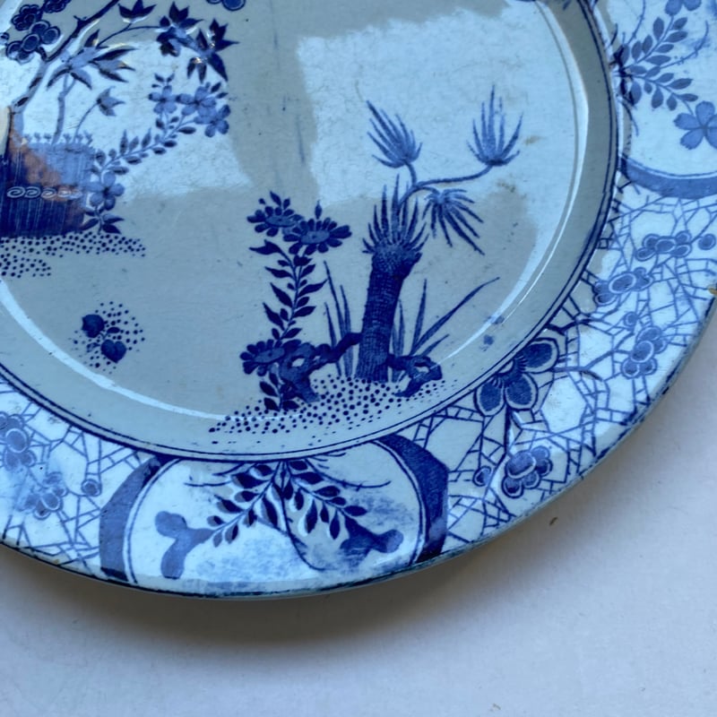 19世紀 クレイユ・エ・モントロー ジャポン ディナープレート 1−2