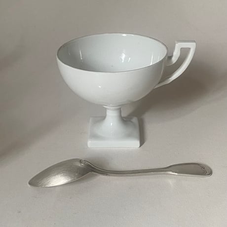 19世紀　ナポレオン3世スタイル　カップ　白磁　6点セット