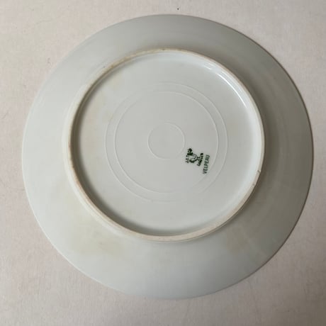 1900年代　リモージュ　J.B.T et cie 　ベルポー　デザート・プレート　リラとブール・ド・ネージュ柄　1−１２