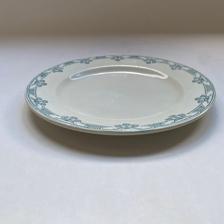 １９００年　クレールフォンテーヌ　レイモン　ディナープレート　アール・ヌーヴォー　ばら柄