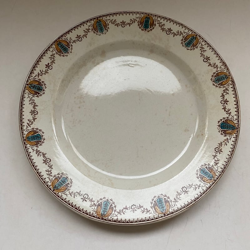 19世紀後半 クレールフォンテーヌ カディックス ディナー・プレート 1