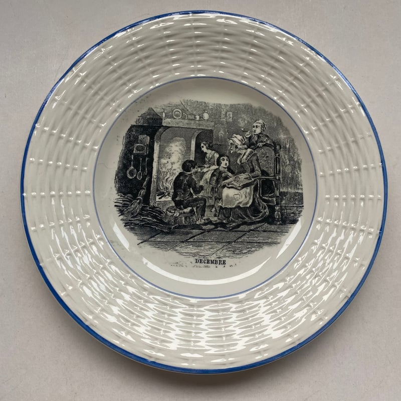 1920年代 ディゴワン・サルグミンヌ おしゃべりなお皿 12ヶ月 プラ