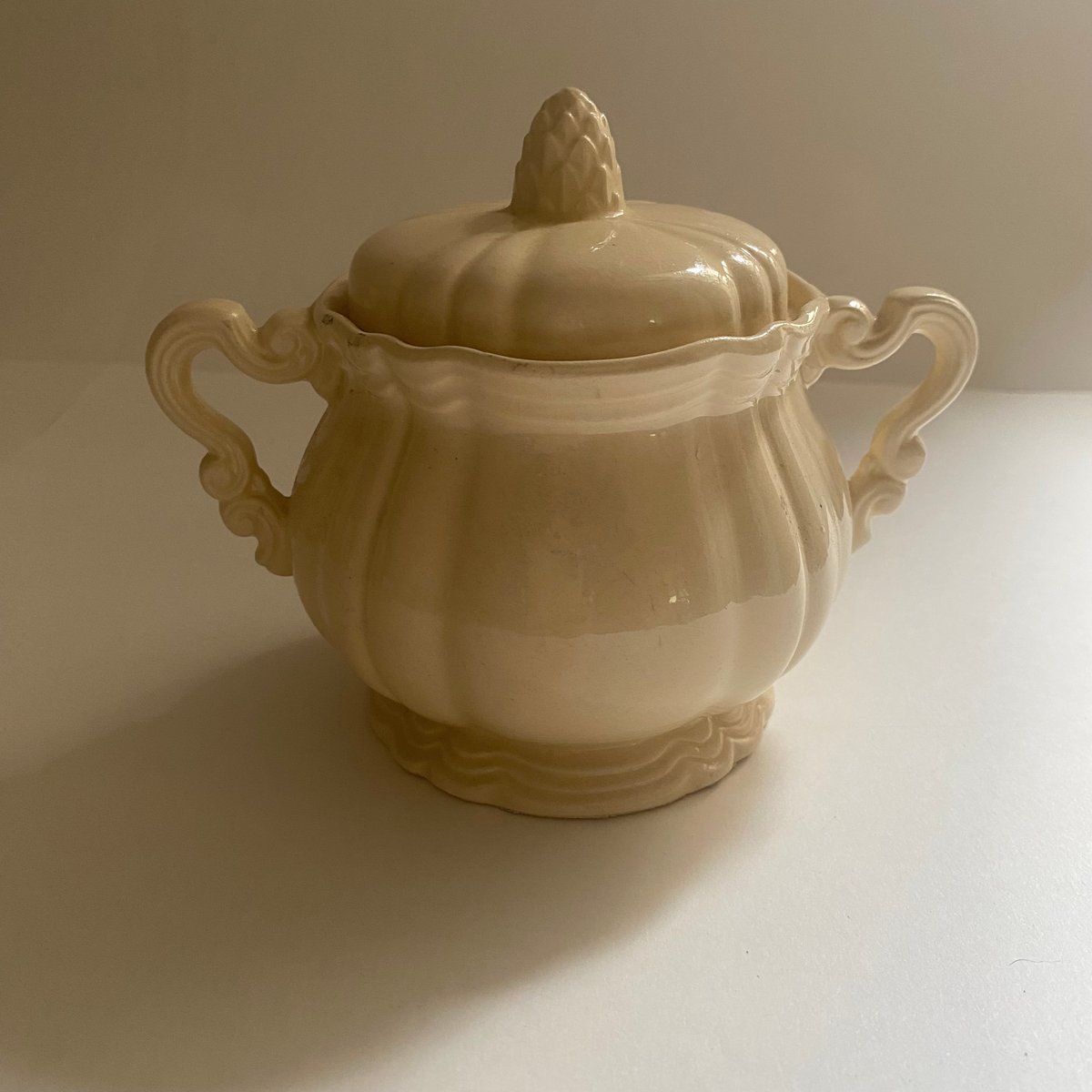 サルグミンヌ 花リム シュクリエ 極美品】サルグミンヌ 花リム シュクリエ/シュガーポット 2