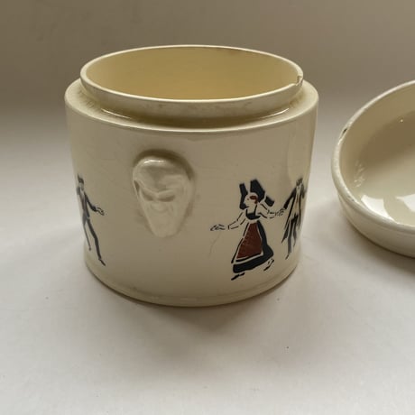 １９５０年代　サルグミンヌ　アルザス　テリーヌ　民族衣裳柄　L