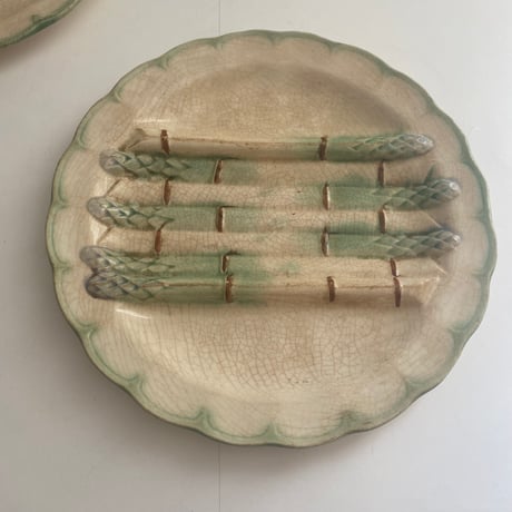 【希少レア】イタリア製 ロブスター 皿 食器 ヴィンテージ　アスパラ 希少レア】イタリア製 ロブスター 皿 食器 ヴィンテージ アスパラ