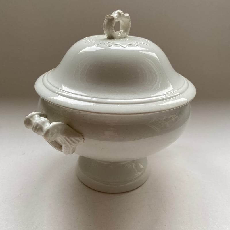 19世紀 マークなし レギュミエ 白い陶器 | campagne à paris vintage