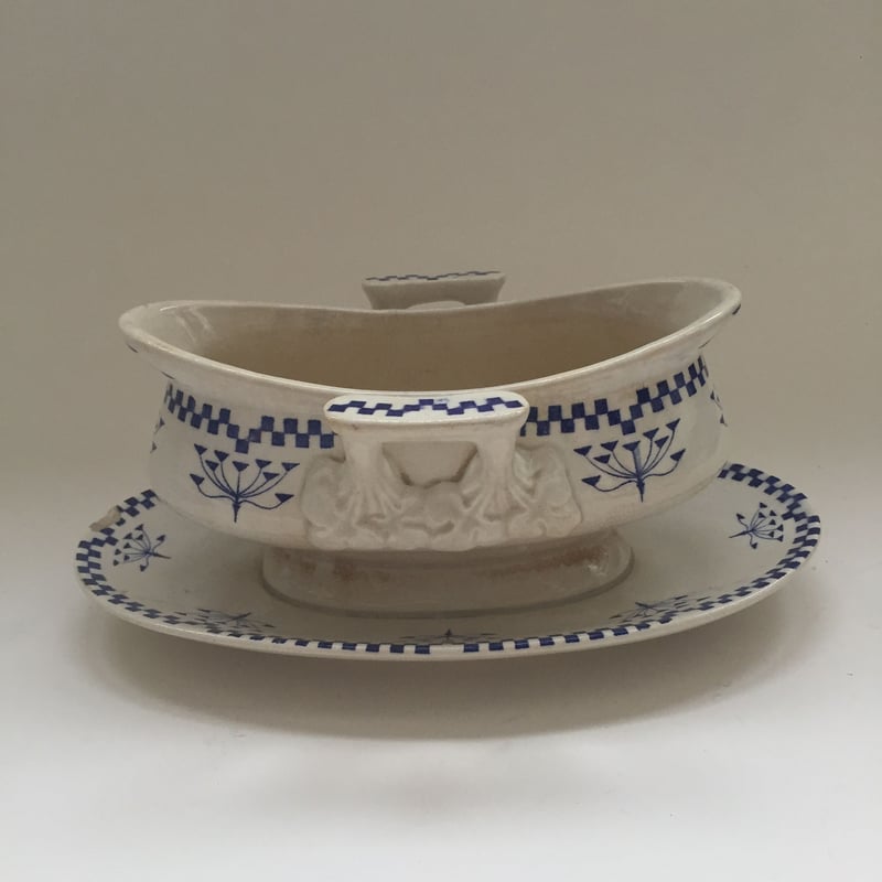 希少4枚セット◇美品エミールテシエパールレリーフ小皿クレイユ