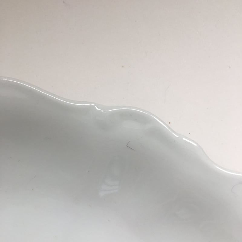 1950年代 リモージュ ロザンジュ・プレート レリーフ 白磁 Aランク