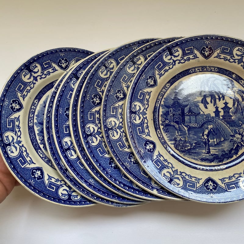 19世紀 サルグミンヌ イェドー デザートプレート ジャポニズム