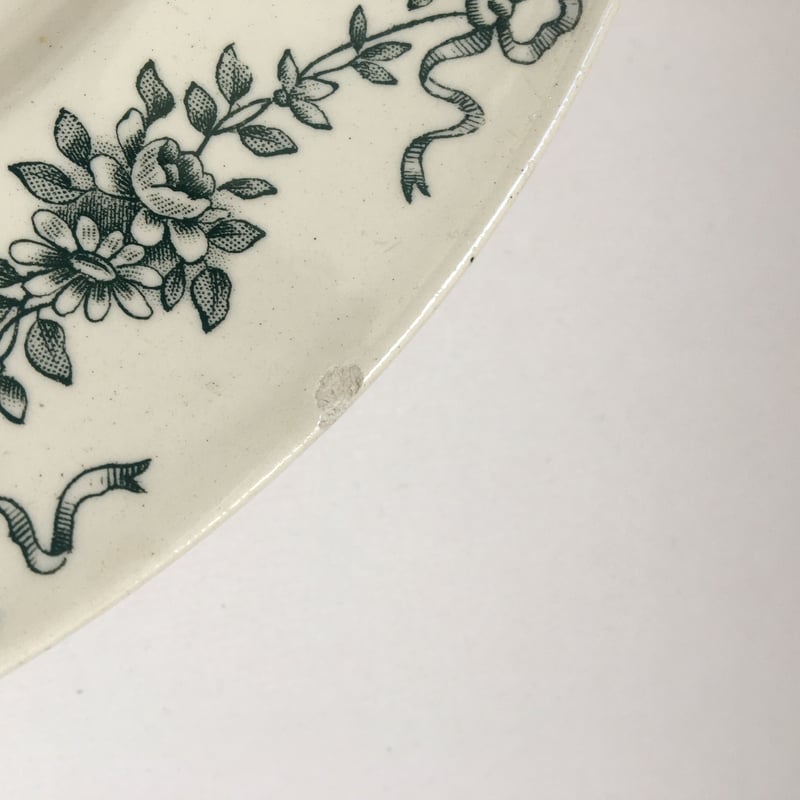 19世紀後半 ロンシャン サホ ディナー・プレート 25cm リボン