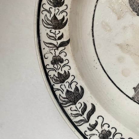 19世紀前半　モントロー　おしゃべりなお皿　デザープレート　アンヴァリッド