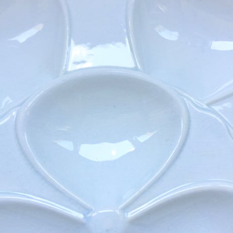１９世紀　ボルドー　ジュール・ヴィエイヤール　アシエット・ア・ユイットル　白陶器　１−３