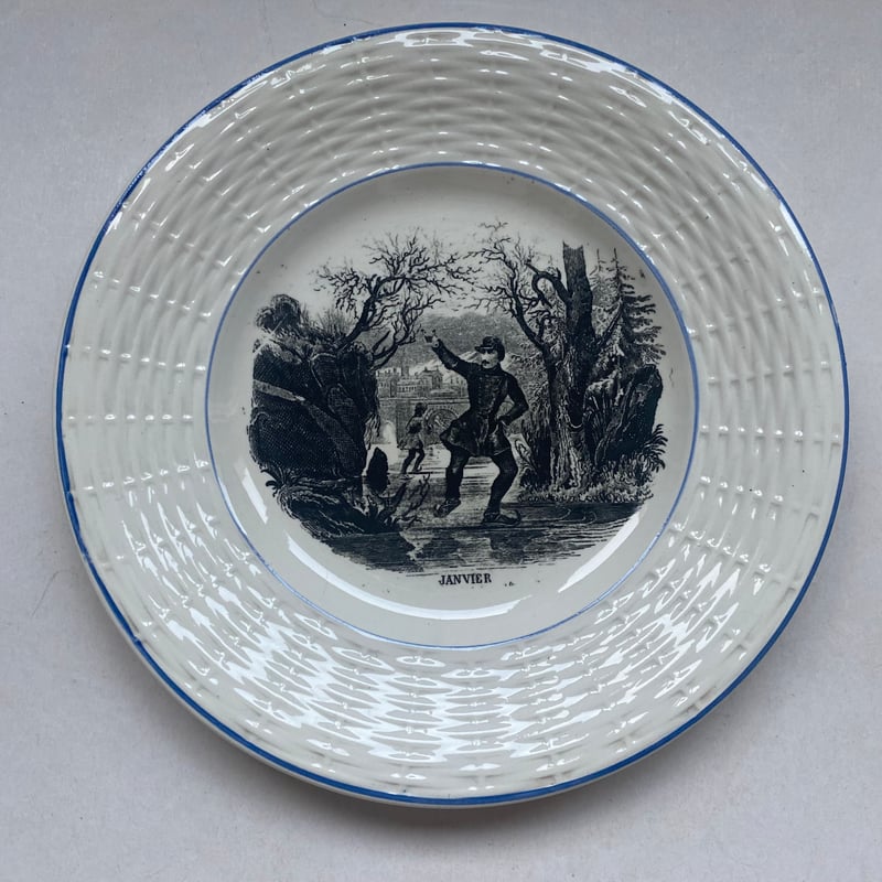 1920年代 ディゴワン・サルグミンヌ おしゃべりなお皿 12ヶ月 プラ