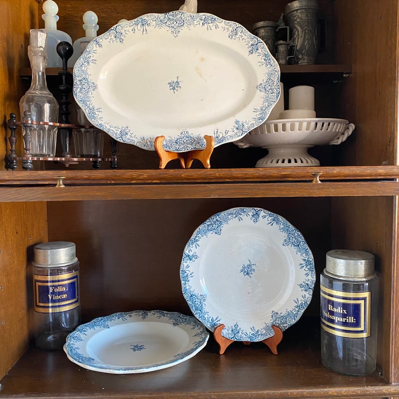 クレールフォンテーヌ フランス アンティーク プレート 皿 ビンテージ