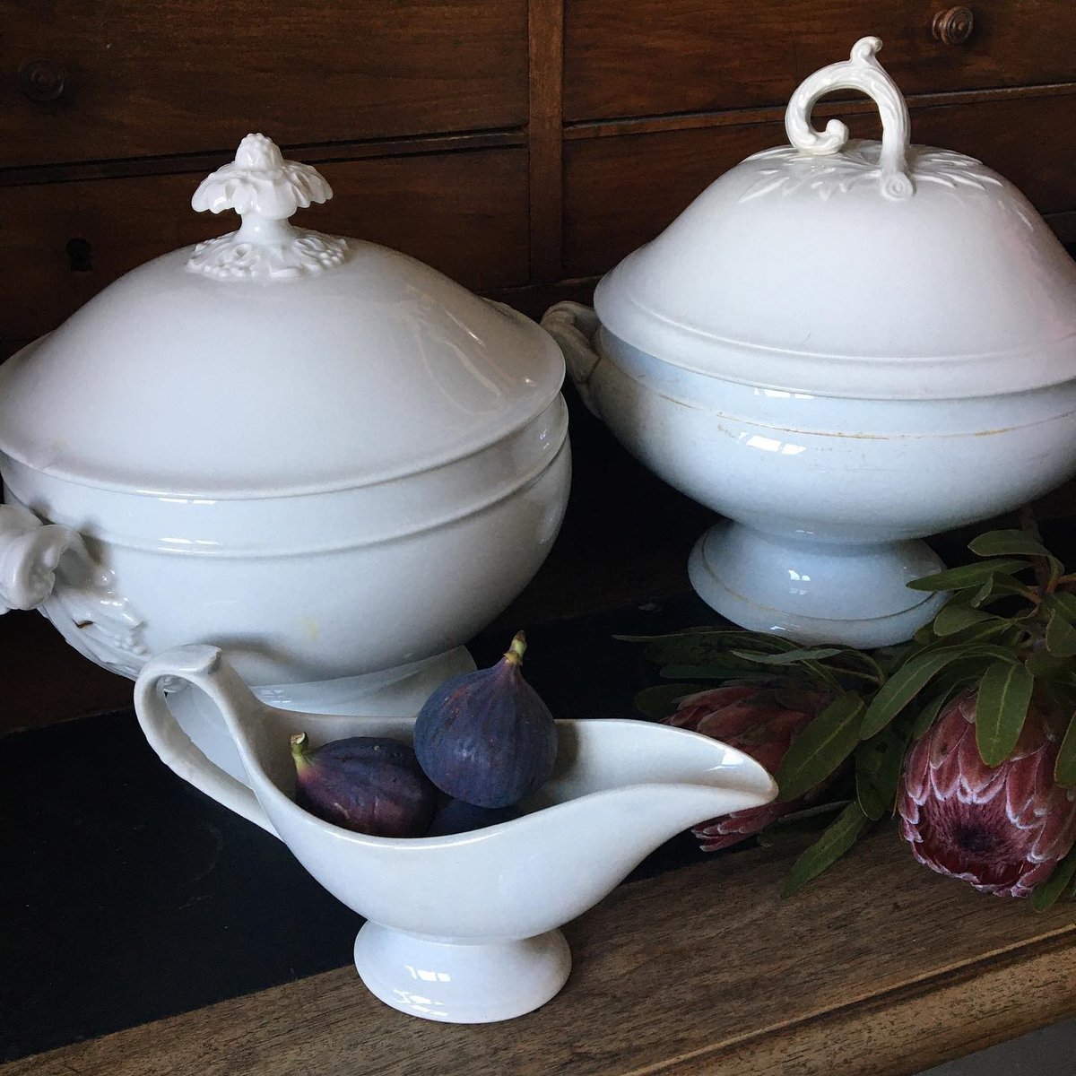 *️⃣プロフ必読❗️フランス アンティーク 陶器 蓋付きスーピエール ️⃣プロフ必読❗️フランス アンティーク 陶器 蓋付きスーピエール