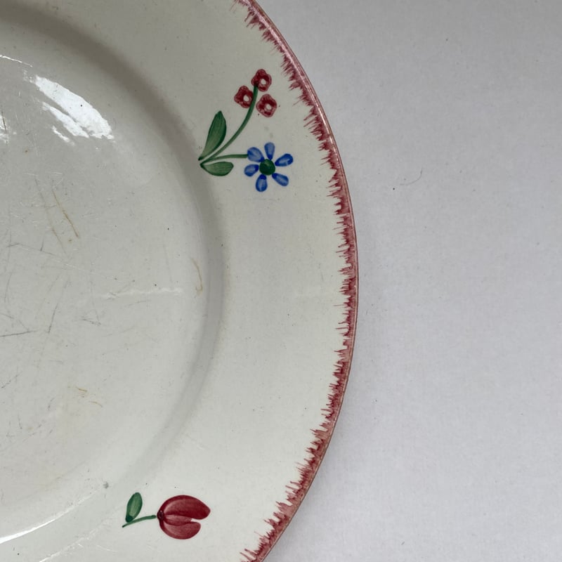1930年代 バドンヴィレー ダニー ディナー・プレート 小花柄 Bランク 3