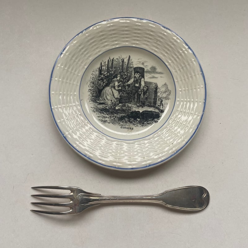 1920年代 ディゴワン・サルグミンヌ おしゃべりなお皿 12ヶ月 プラ