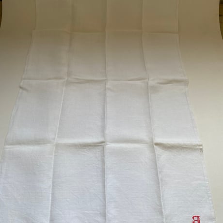 ２０世紀前半　トーション　メティス　イニシャルB刺繍