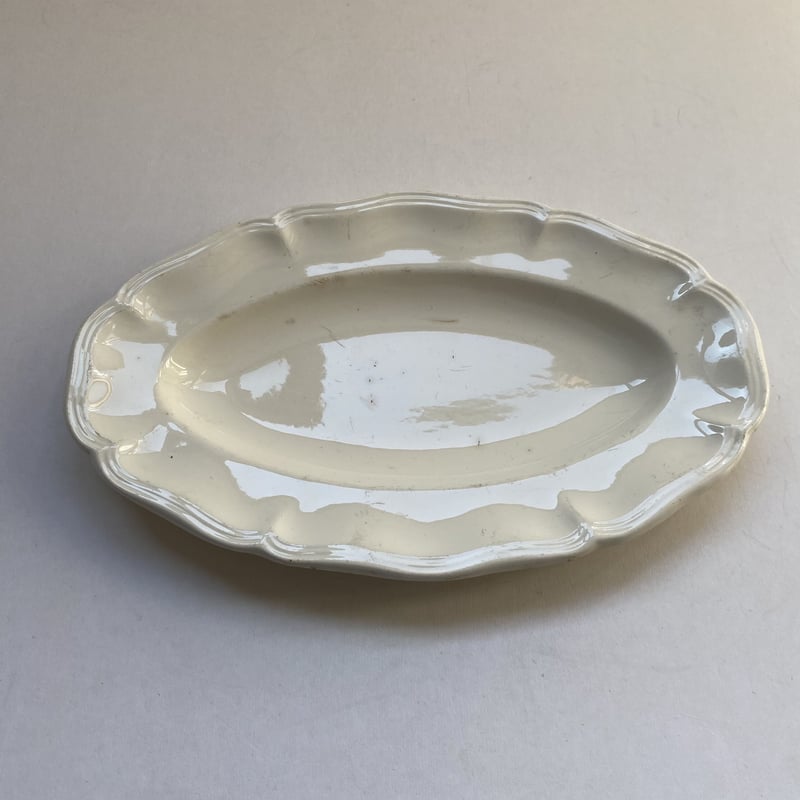 フランスアンティーク サルグミンヌ窯 花リム ラビィエ