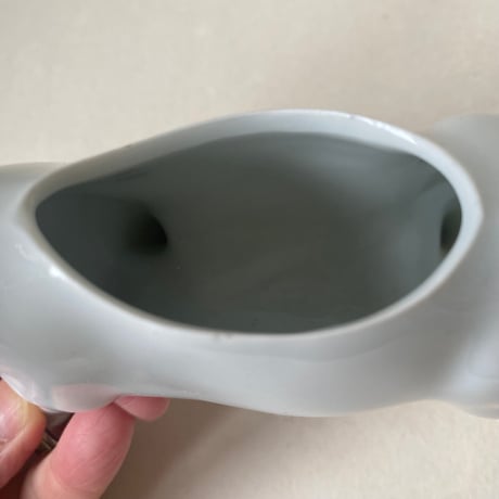 20世紀後半　アピリコ？　ポタレ　子うし型　白磁
