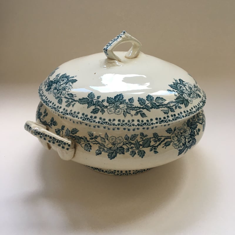 サンタマン窯 野バラ模様 エタブリスマン・デブレイ グアドループ スー