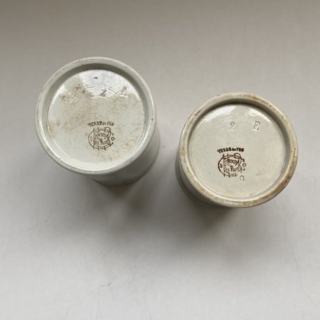 １９世紀　ショワジー・ル・ロワ　陶器ボトル　１ー２