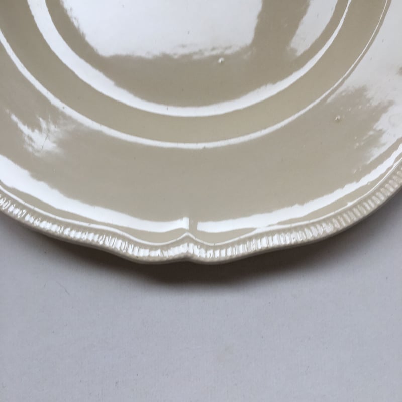 1940年代 ロンシャン 花リム ディナー・プレート 生成 1−16