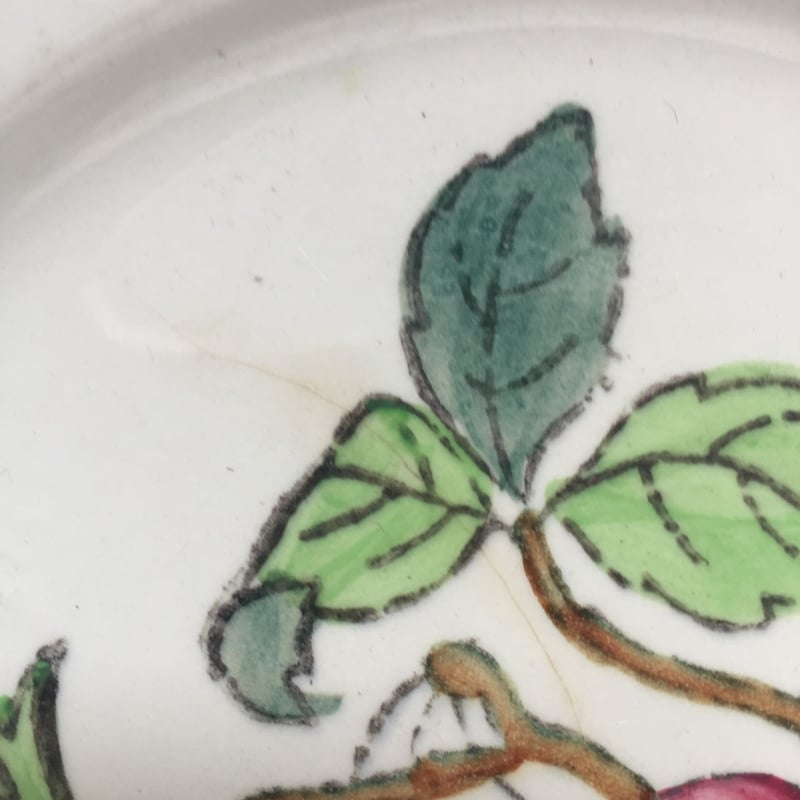 さくらんぼ柄 プレート Longwy ロンウィ フランス　ヴィンテージ さくらんぼ柄 プレート Longwy ロンウィ フランス ヴィンテージ