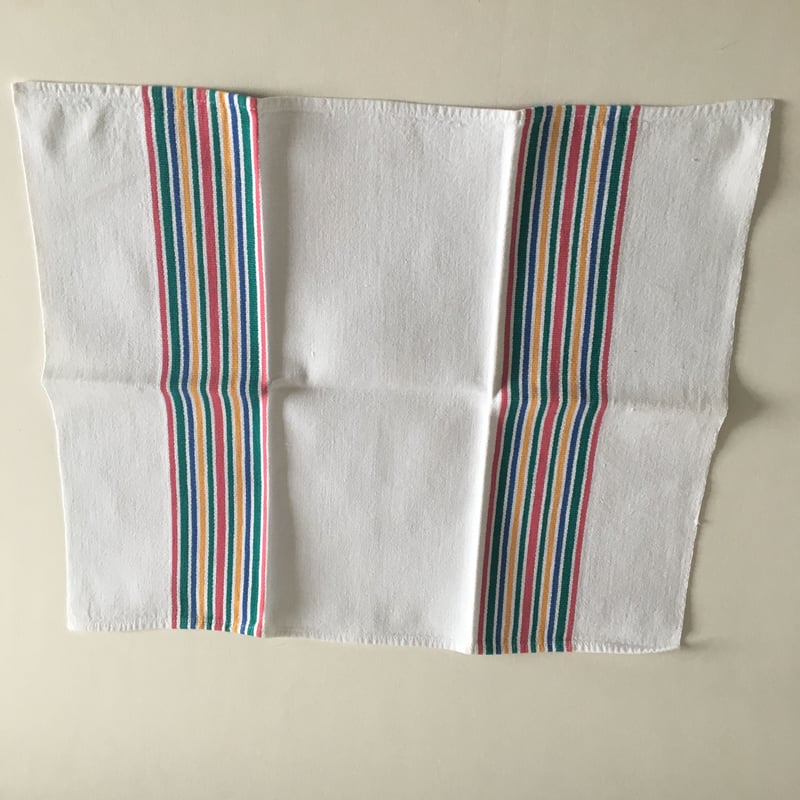 1950年代 バスク ストライプ テーブル・クロスとナプキンセット