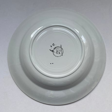 1920年代　サンタマン　ライン　スーププレート　トリコロール　1−１４