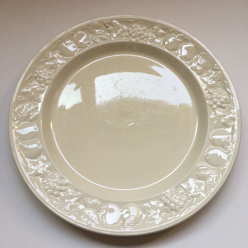 1940年代 イギリス製 パリッシー窯 ディナー・プレート フルーツ