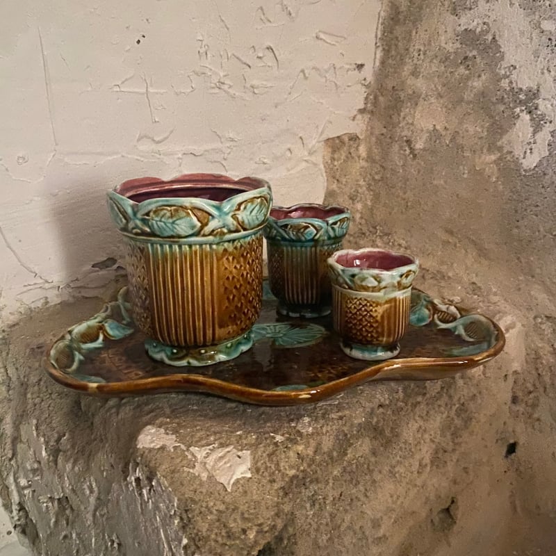 20世紀前半 オナン ポとプラットー4点セット バルボティーヌ