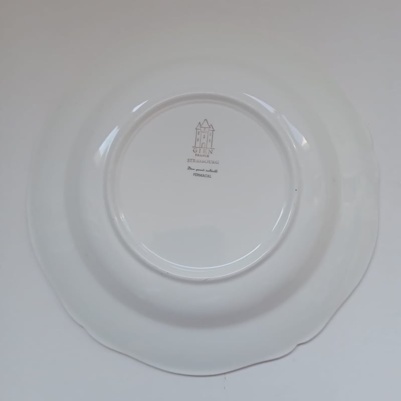 1960年代 ジアン ストラスブール スーププレート 深皿25cm