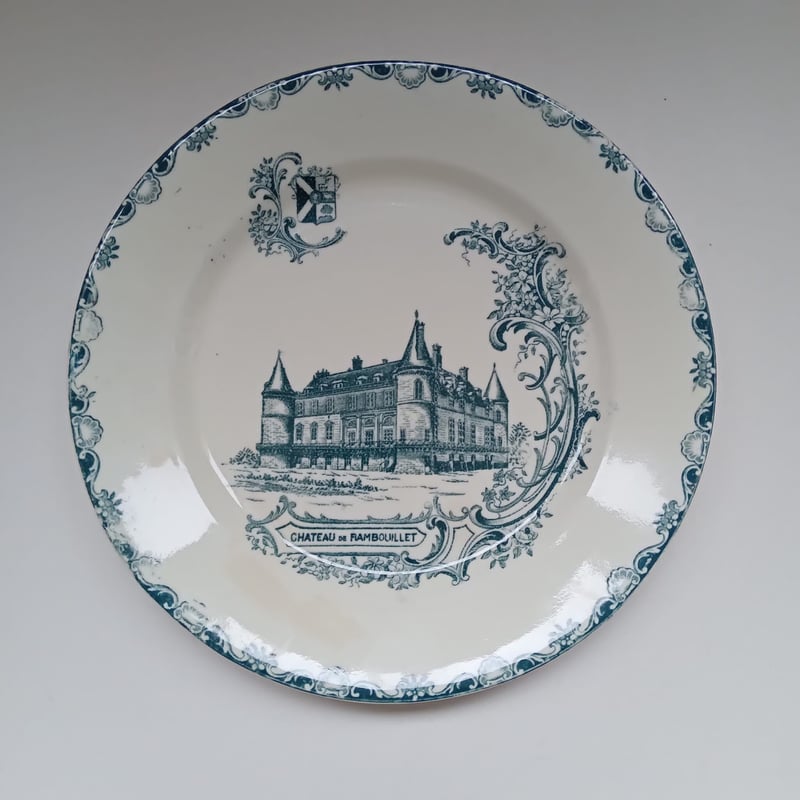 19世紀後半 クレールフォンテーヌ シャトー ディナー・プレート