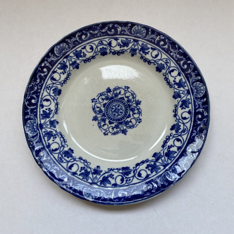 ヴィエイヤールボルドー ルイ15 青 ディナープレート フランス