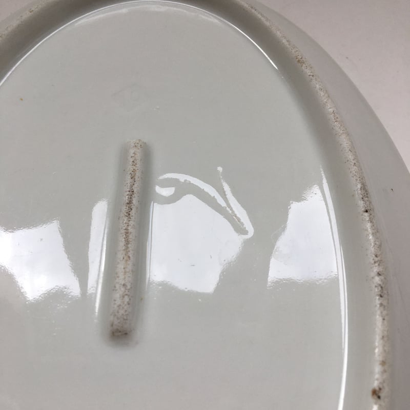 刻印なし オーバル・プレート ラヴィエ 白磁器製 Lサイズ | campagne à