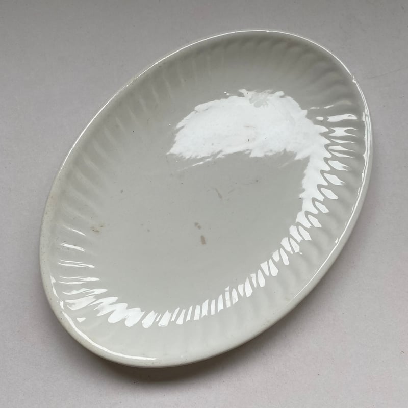 1960年代 ジアン ラヴィエ 白い陶器 レリーフ 2点セット