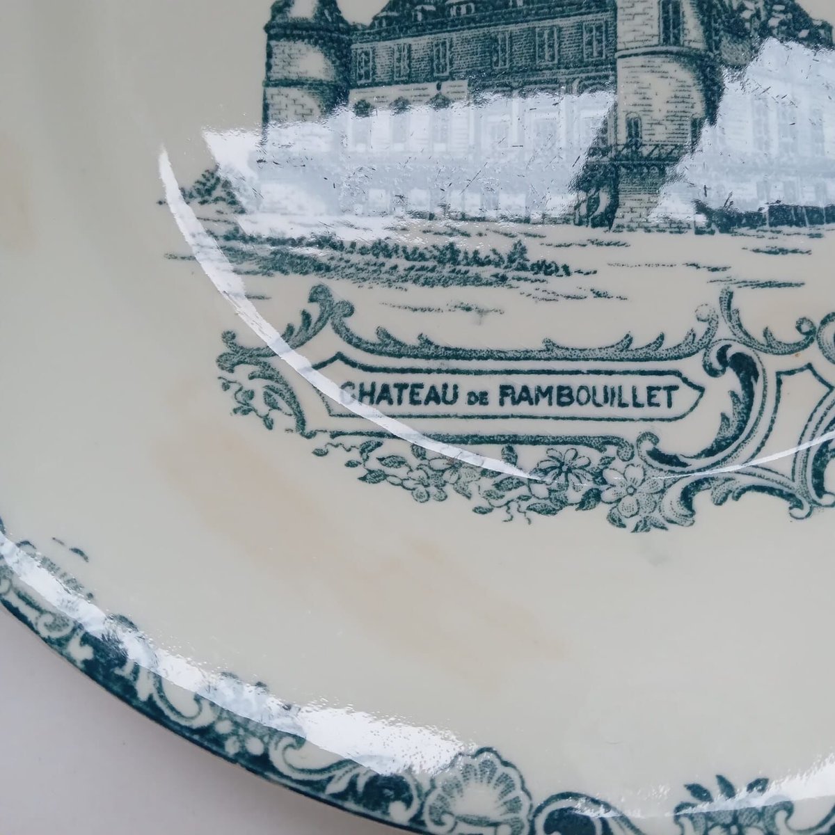 19世紀後半 クレールフォンテーヌ シャトー ディナー・プレート